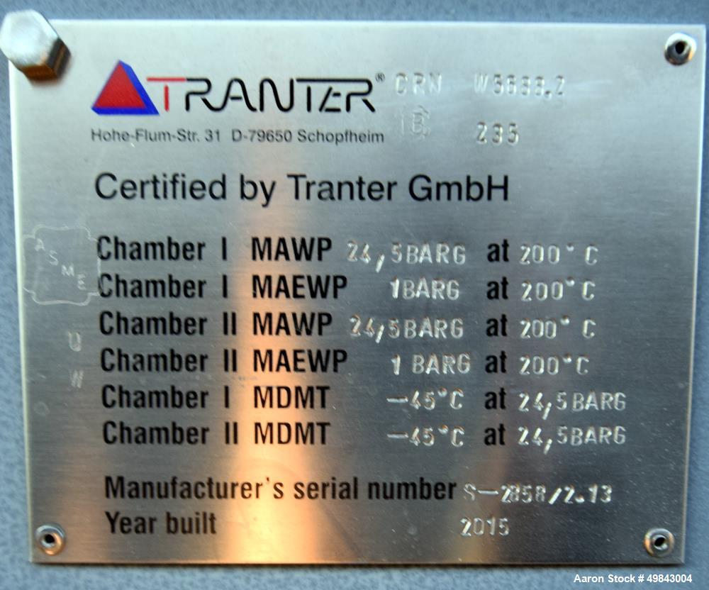 Unused- Tranter GmbH Horizontal Spiral Heat Exchanger