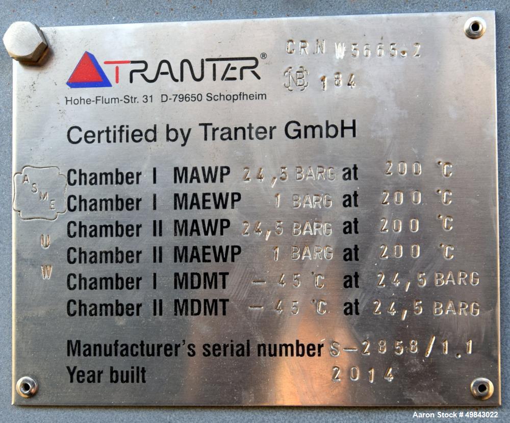 Unused- Tranter GmbH Horizontal Spiral Heat Exchanger