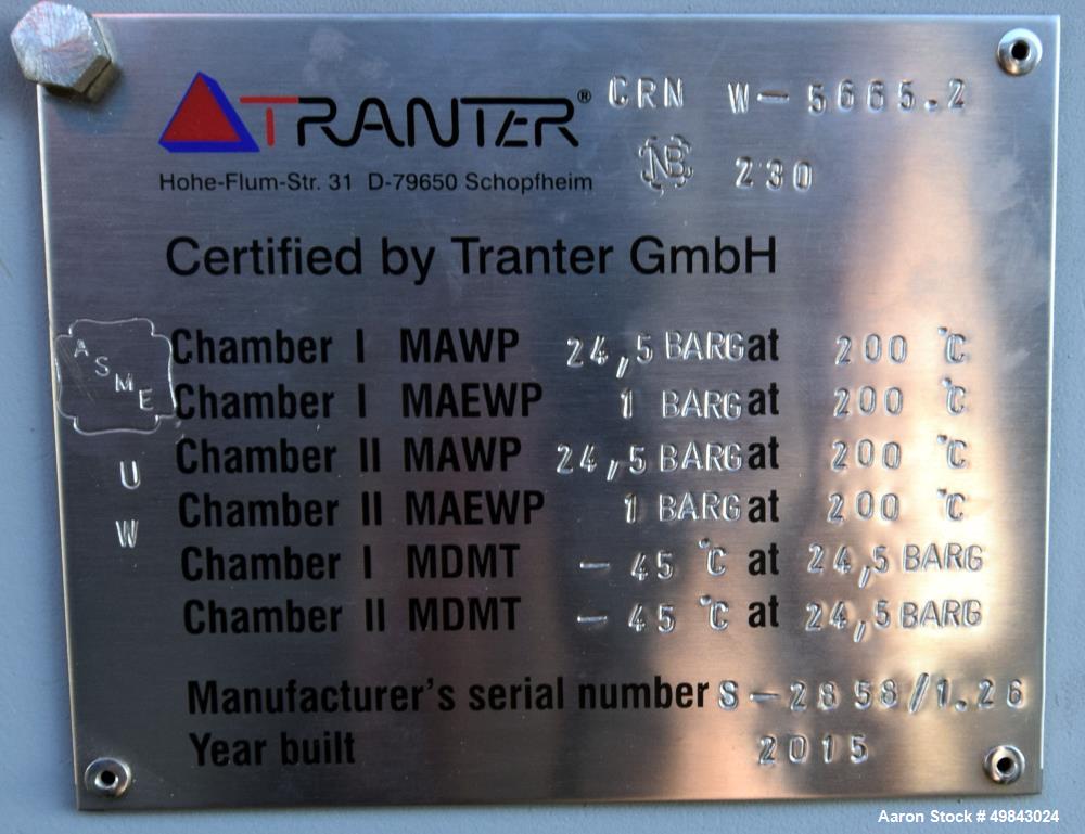 Unused- Tranter GmbH Horizontal Spiral Heat Exchanger