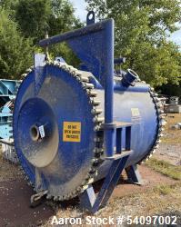 Used Alfa Laval 1H-L-1W Spiral Heat Exchanger, 3200 Sq Ft Surface Area,  ASME certified with a U" stamp, bearing National Bo...