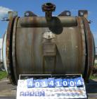 Used Alfa Laval Thermal Horizontal Spiral Heat Exchanger, Model 1H. 860 Square feet, 316L stainless steel product contact areas. Hot and cold side rated 150 psi at 200 deg F. Carbon steel removable h...