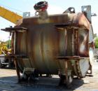 Used Alfa Laval Thermal Horizontal Spiral Heat Exchanger, Model 1H. 860 Square feet, 316L stainless steel product contact areas. Hot and cold side rated 150 psi at 200 deg F. Carbon steel removable h...