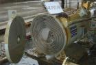 Used: Alfa Laval Thermal American heat treat spiral heat exchanger, 580 square feet, type 1-H, carbon steel heads.  Internal: 316L stainless steel, 1.56