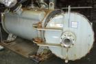 Used: Alfa Laval Thermal American heat treat spiral heat exchanger, 580 square feet, type 1-H, carbon steel heads.  Internal: 316L stainless steel, 1.56