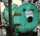 Used: American Heat Reclaim spiral heat exchanger, 1,690 square feet, type 1-H, carbon steel heads.  Internal: carbon steel, rated 100 psi @ 200 deg F/ -20 deg F @ 150 psi. Year 1977, serial #12105, ...