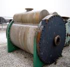 Used APV International Limited Horizontal Spiral Heat Exchanger, Type 1. 2413 square feet, 316 stainless steel shell. Hot and cold side rated 85 psi at 230 deg F. Carbon steel removable heads. Openin...