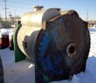 Used APV International Limited Horizontal Spiral Heat Exchanger, Type 1. 2413 square feet, 316 stainless steel shell. Hot and cold side rated 85 psi at 230 deg F. Carbon steel removable heads. Openin...