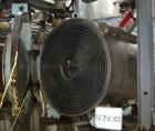 Used Alfa Laval Thermal Horizontal Spiral Heat Exchanger, model 1H. 860 square feet, 316L stainless steel product contact areas. Hot and cold side rated 150 psi at 200 deg F. Carbon steel removable h...