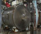 Used Alfa Laval Thermal Horizontal Spiral Heat Exchanger, model 1H. 860 square feet, 316L stainless steel product contact areas. Hot and cold side rated 150 psi at 200 deg F. Carbon steel removable h...