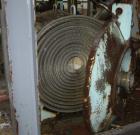Used Alfa Laval Thermal Horizontal Spiral Heat Exchanger, Model 1H. 495 Square feet, 316L stainless steel product contact areas. Hot and cold side rated 150 psi at 275 deg F. Carbon steel removable h...