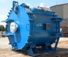 Used Alfa Laval Thermal Horizontal Spiral Heat Exchanger, model 1H, 1400 square feet, 316L stainless steel product contact areas. Hot and cold side rated 150 psi at 250 deg F. Carbon steel removable ...