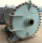 Used Alfa Laval Horizontal Spiral Heat Exchanger, Model 1-H, 930 Square Feet, 316L Stainless Steel Product Contact Areas. Hot and cold side rated 100 psi at 200 deg F and 20 deg F at 100 psi. Carbon ...