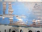 Used Alfa Laval Spiral Heat Exchanger, Type 1-H, 100 Square Feet Area.