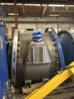 Used- Alfa Laval Stainless Steel Spiral Heat Exchanger, Model 1H-L-1T. Material of construction is stainless steel 316L shel...