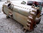 Used Alfa Laval Spiral Heat Exchanger, 860 square feet, 316 stainless steel.  Type 1-H.  188 USG capacity.  Rated 50 psi @ 300 deg F.    Heads: Type 516-70 carbon steel.  Shell is 316 stainless steel.