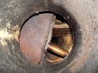 Used Alfa Laval Spiral Heat Exchanger, 860 square feet, 316 stainless steel.  Type 1-H.  188 USG capacity.  Rated 50 psi @ 300 deg F.    Heads: Type 516-70 carbon steel.  Shell is 316 stainless steel.