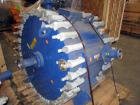 Used Alfa Laval spiral type 1-V heat exchanger, 400 square feet. Max allowable working pressure: 150 psi at 400 deg F. Min design metal temp: 20 deg F at 150 psi. Head material: SA-516-70; thickness ...
