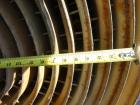 Used Stainless Steel Alfa-Laval Horizontal Spiral Heat Exchanger, Type 1-H