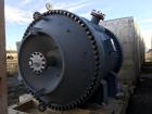 Unused- Tranter Spiral Heat Exchanger. Diameter 1800 mm. Length 2003mm. Max pressure FV/355 psi. Temperature -45/200 C. Actual surface area 2098 feet squared. Effective surface area 1980 feet squared...