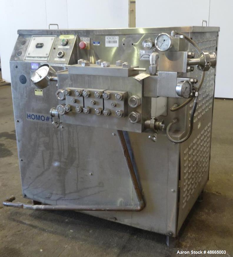 Used- Cherry-Burrell/Waukesha Homogenizer, Model 1000, 316 Stainless Steel.