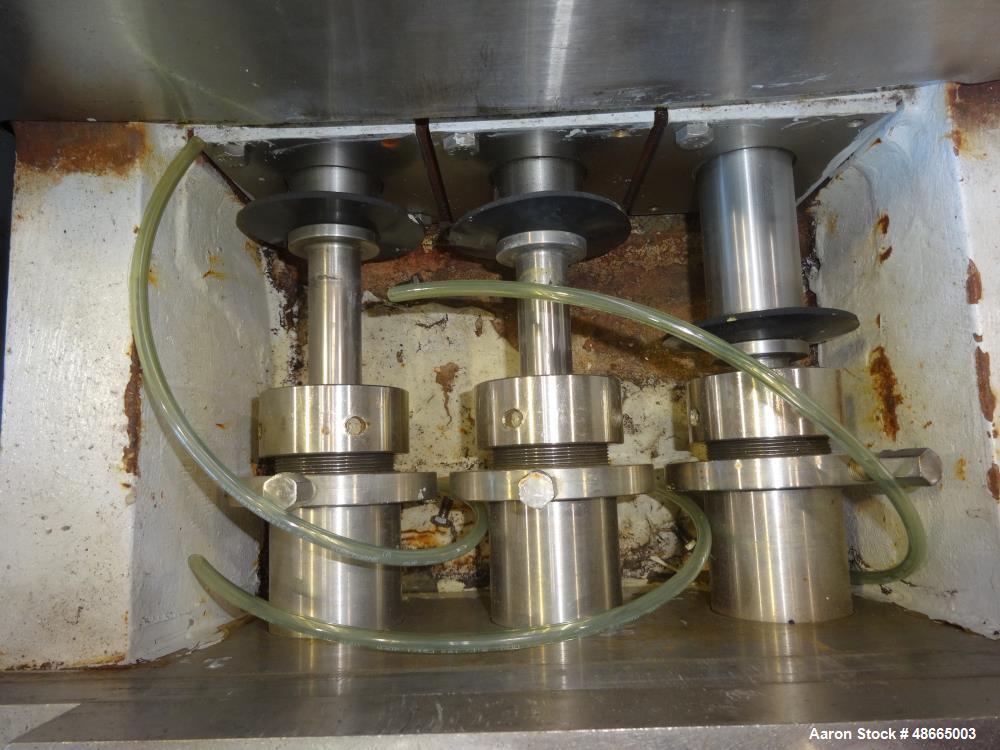 Used Cherry-Burrell/Waukesha Homogenizer, Model 1000, 316 Stainless Steel.