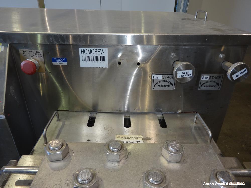 Used Cherry-Burrell/Waukesha Homogenizer, Model 1000, 316 Stainless Steel.