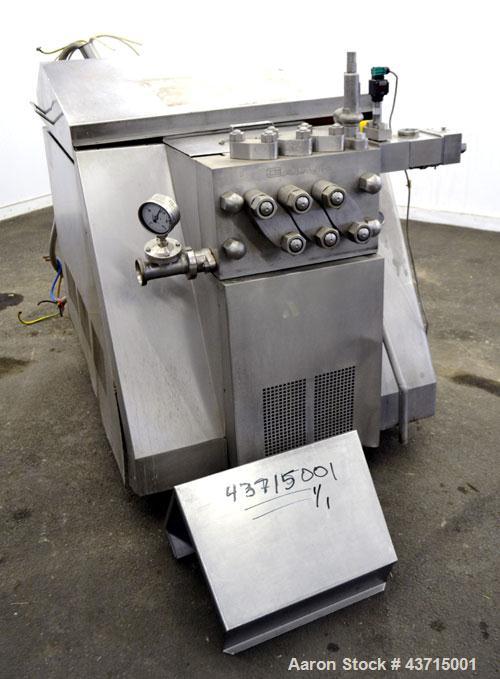 Used APV Gaulin Homogenizer, Type 1268-MC-18-5-TBS