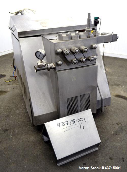Used APV Gaulin Homogenizer, Type 1268-MC-18-5-TBS