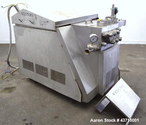 Used APV Gaulin Homogenizer, Type 1268-MC-18-5-TBS