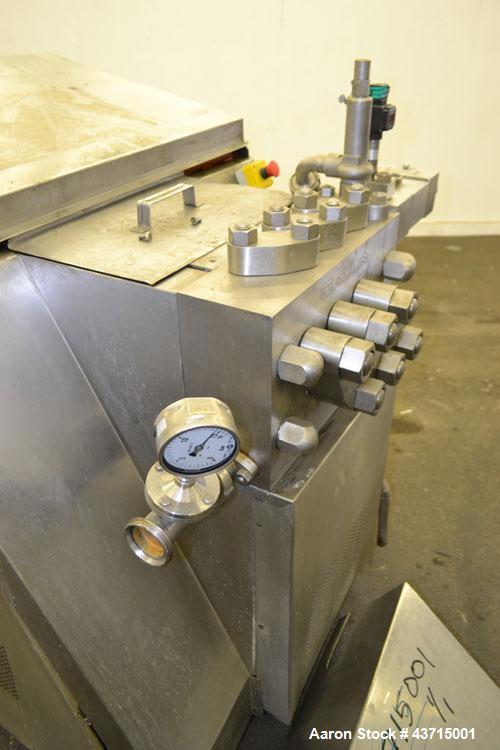 Used APV Gaulin Homogenizer, Type 1268-MC-18-5-TBS