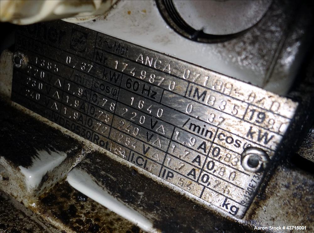 Used APV Gaulin Homogenizer, Type 1268-MC-18-5-TBS