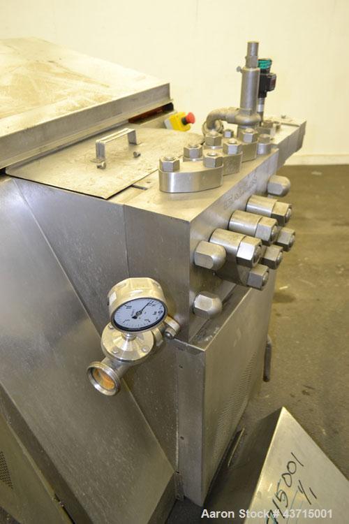 Used APV Gaulin Homogenizer, Type 1268-MC-18-5-TBS