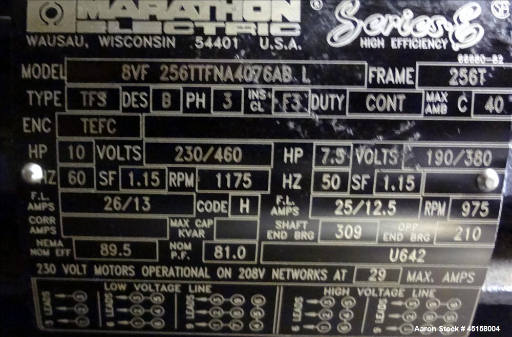 Used Stainless Steel APV 15 Homogenizer, Model 16.56