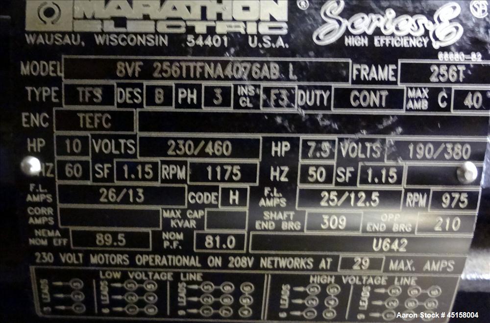 Used- Stainless Steel APV 15 Homogenizer, Model 16.56