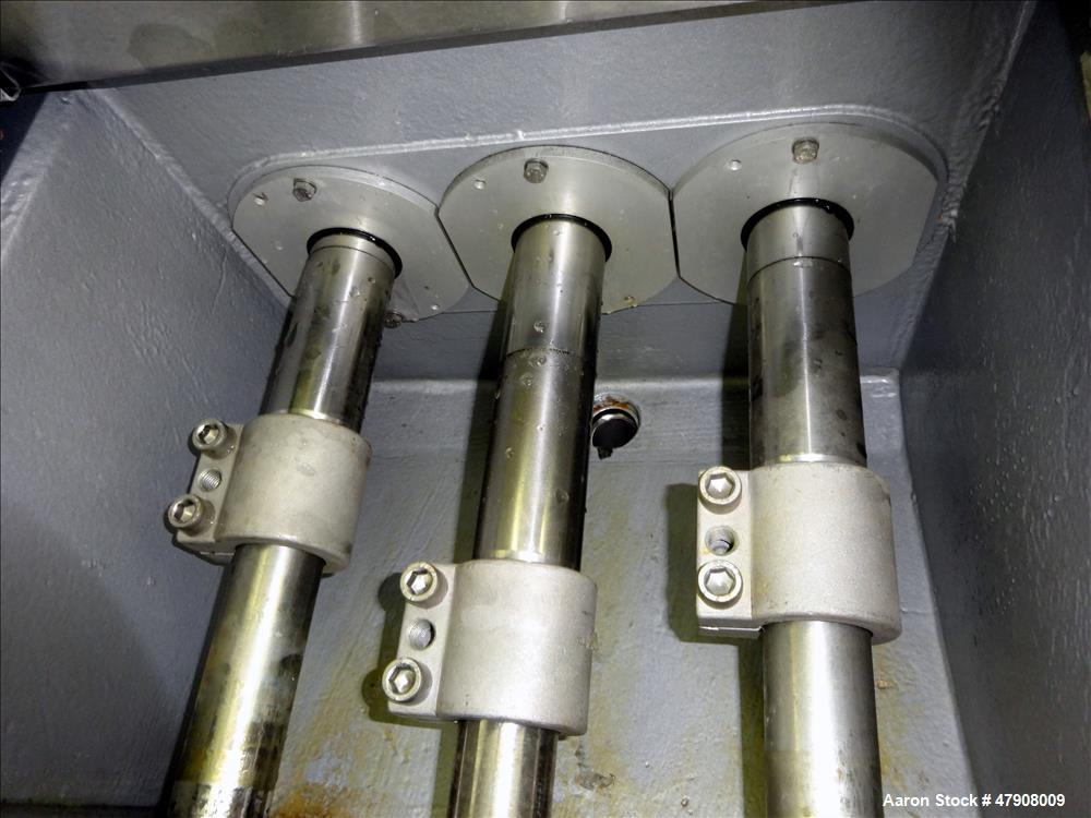 Used APV Homogenizer, Model APV37-4.3B, Stainless Steel.