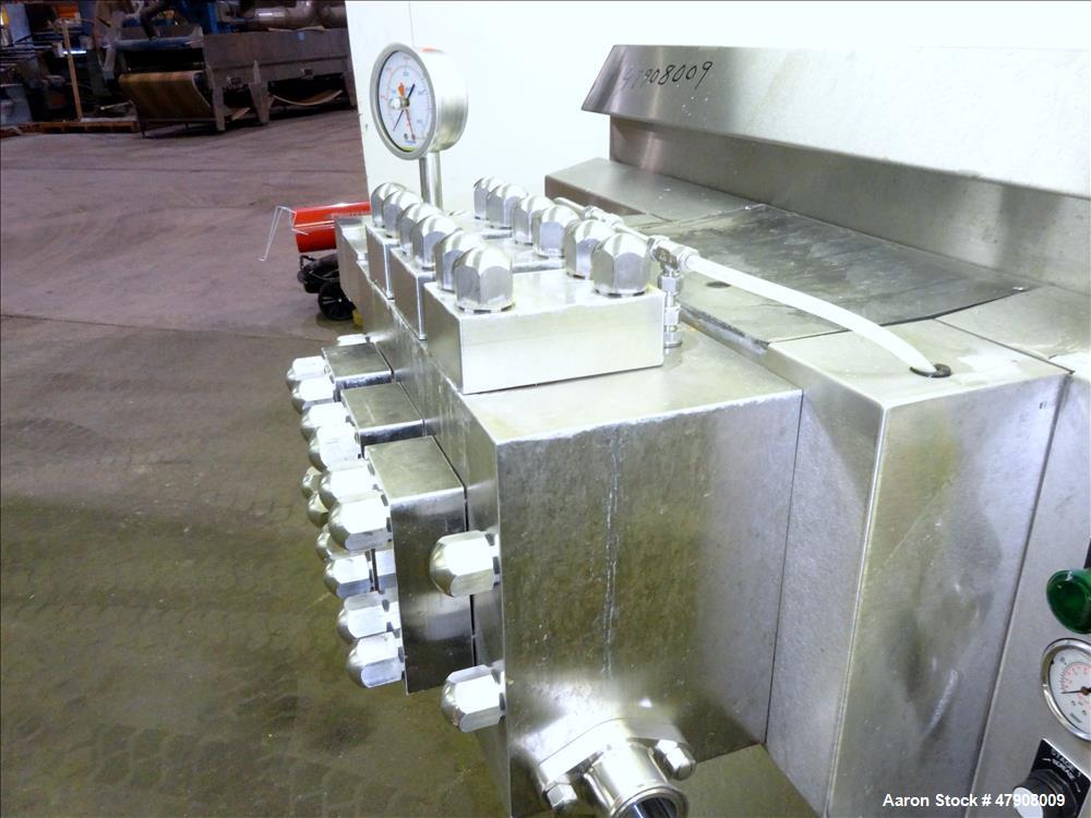 Used APV Homogenizer, Model APV37-4.3B, Stainless Steel.