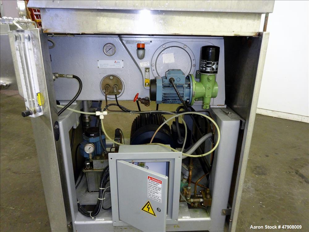 Used APV Homogenizer, Model APV37-4.3B, Stainless Steel.