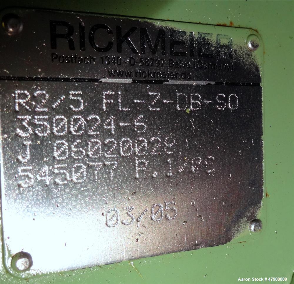 Used APV Homogenizer, Model APV37-4.3B, Stainless Steel.