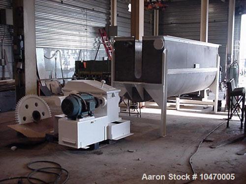 Used APV Rannie Blue Top Homogenizer, Model BT 45-120H. Two stage ball valve assembly, ball valves with three part housing and ceramic plungers, Allen Bradley Smart Motor controller, two pulsation da...
