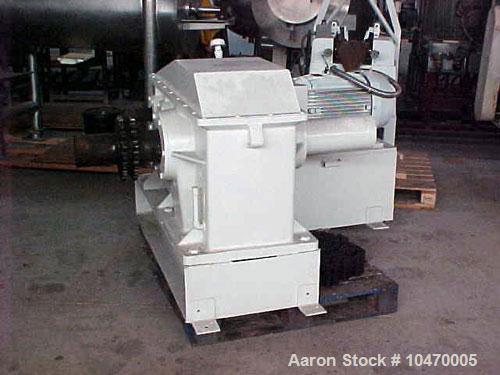Used APV Rannie Blue Top Homogenizer, Model BT 45-120H. Two stage ball valve assembly, ball valves with three part housing and ceramic plungers, Allen Bradley Smart Motor controller, two pulsation da...
