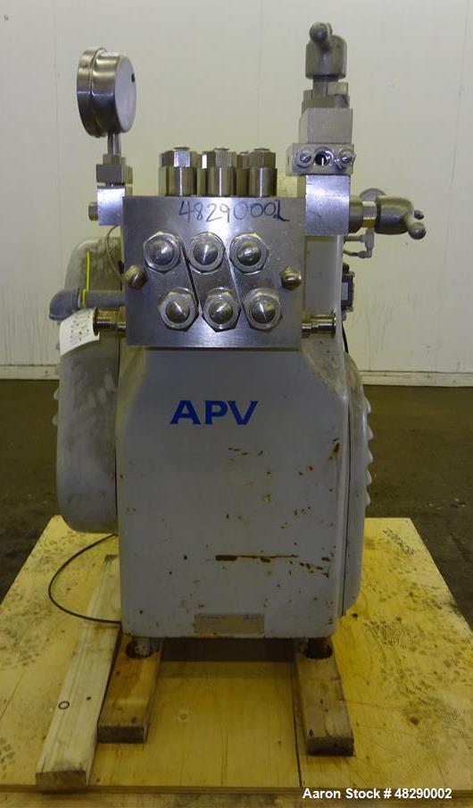 Used APV Gaulin Model 30-M3-8TBS Homogenizer.