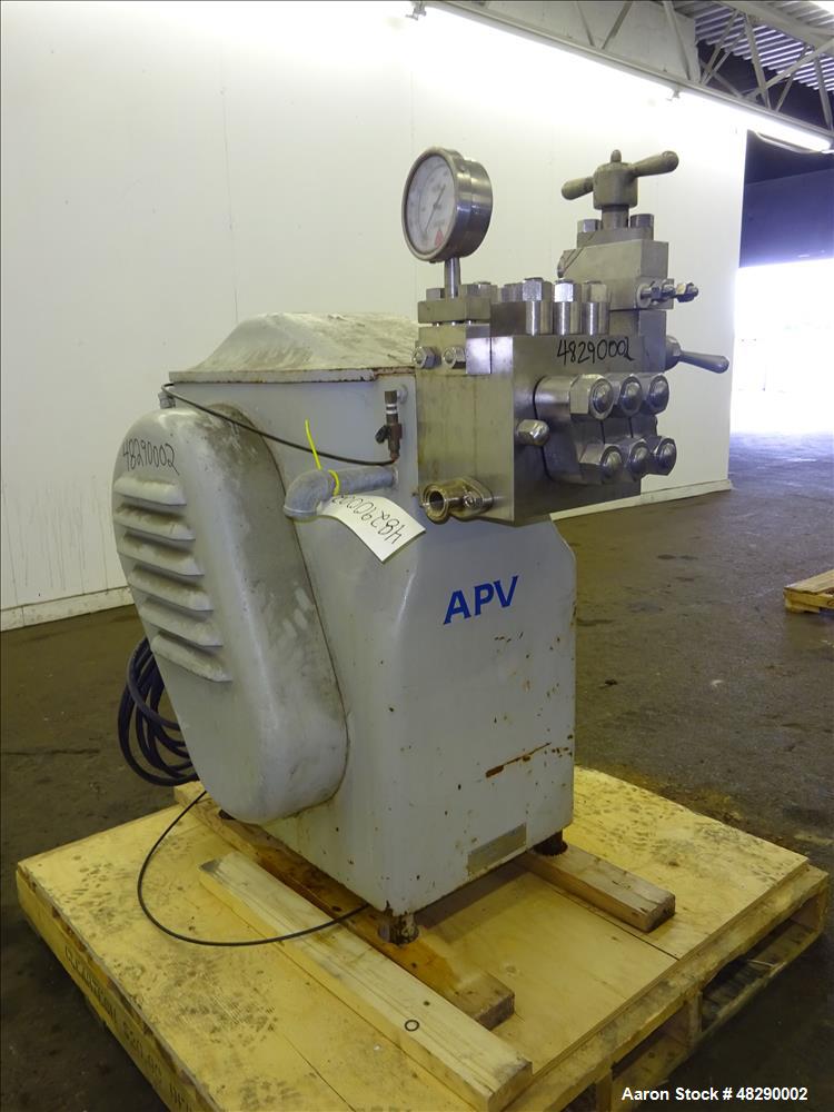 Used APV Gaulin Model 30-M3-8TBS Homogenizer.
