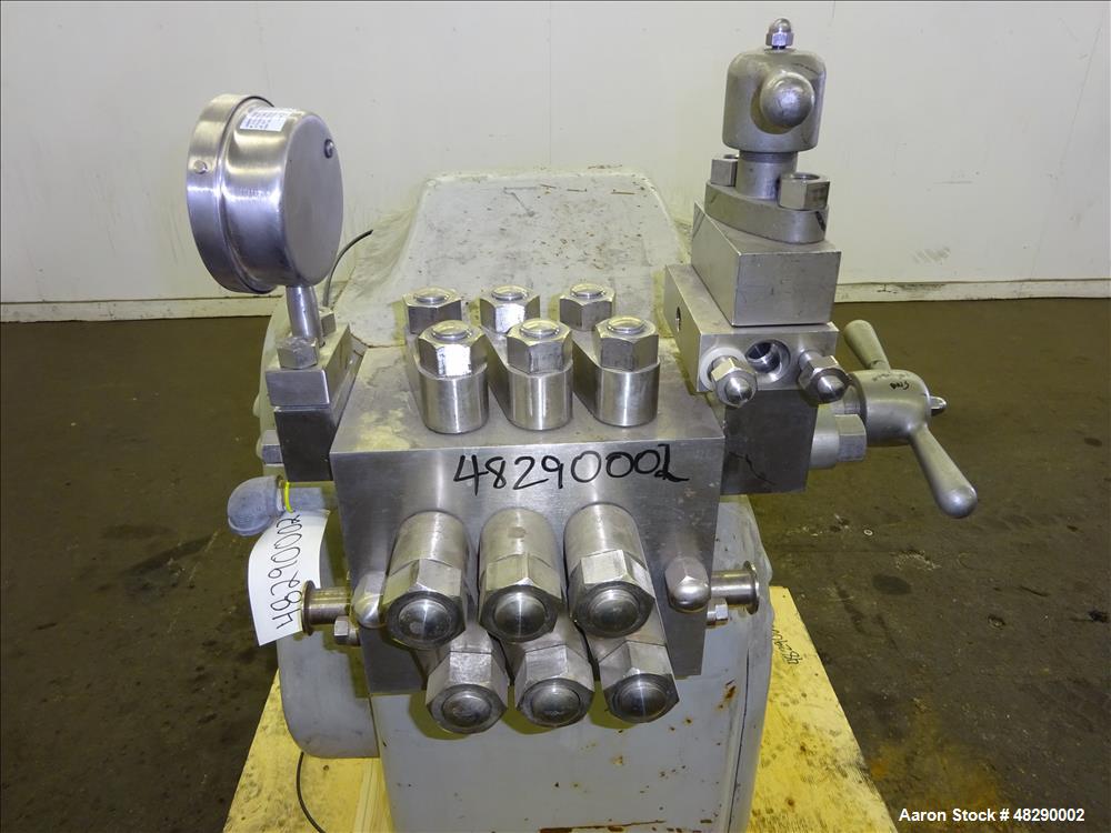 Used APV Gaulin Model 30-M3-8TBS Homogenizer.