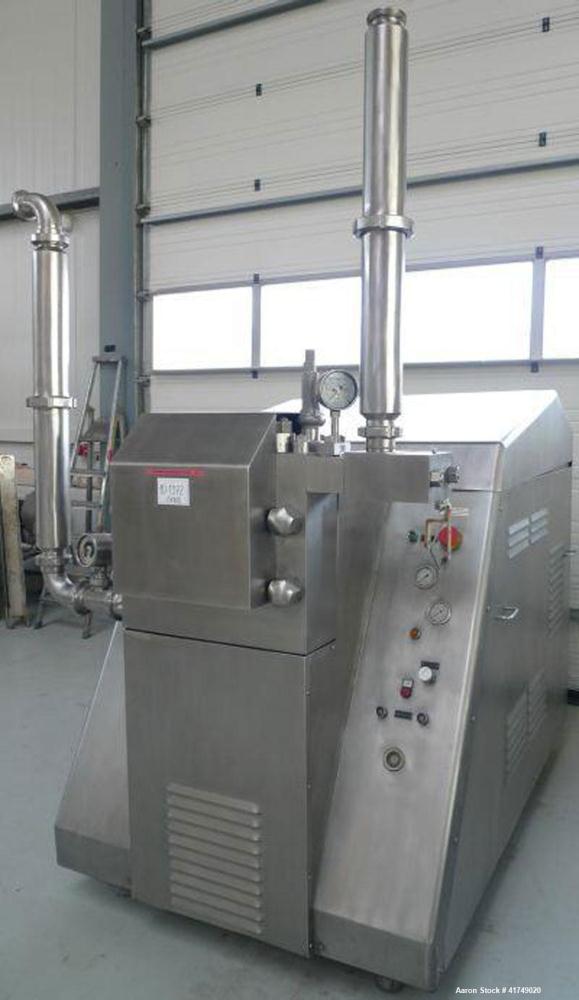 Used-aPV Gaulin 3763 MC 45 Homogenizer.  Quantity 4000 gallons/hour (15000 liters/hour).  Maximum operating pressure 2537 ps...