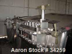 Used- Gaulin Homogenizer, Model 5000MF75-1.8PS, Stainless Steel. Capacity 5000 gallons per hour. Operating pressure 1800 psi...