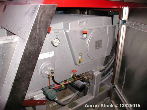Used APV Gaulin homogenizer, model G90-5B. 2,000 gph, 5,000 psi, stainless steel, mfg 1999. Single stage homogenizing valve assembly, pneumatically actuate, valve and seat made of cobalt based wear r...