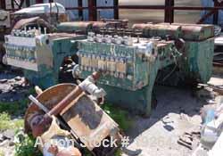 USED: Manton Gaulin pump, high pressure, 1200 psi, full stroke,fluid seal, packing adjusting screws, 304 stainless steel wettableparts, unitized on base.