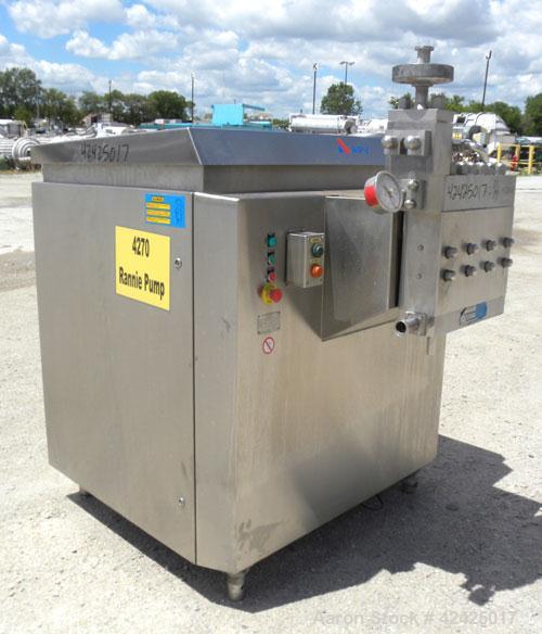 Used APV Rannie 37 Homogenizer, Model P30.81, 22