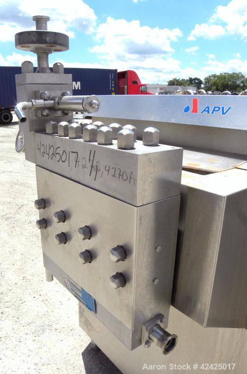 Used APV Rannie 37 Homogenizer, Model P30.81, 22