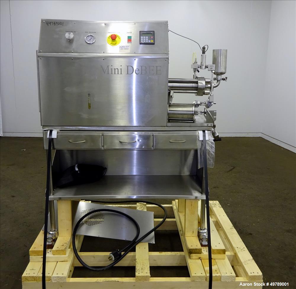 Used B.E.E. International Ltd. Homogenizer, Model Mini DeBEE.